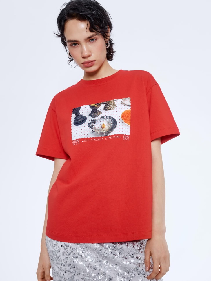 футболка оверсайз из коллекции sela x мосфильм 4610517233882 фотография