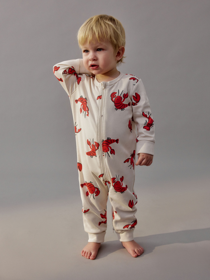 трикотажный комбинезон с принтом для малышей 4680798767529 фотография