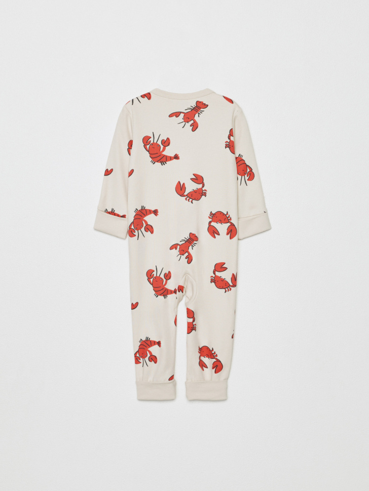 трикотажный комбинезон с принтом для малышей 4680798767529 с промокодом