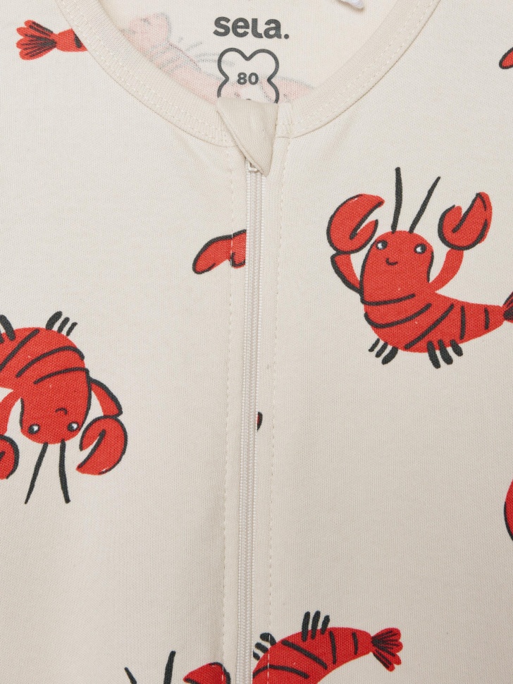 трикотажный комбинезон с принтом для малышей 4680798767529 купить с доставкой