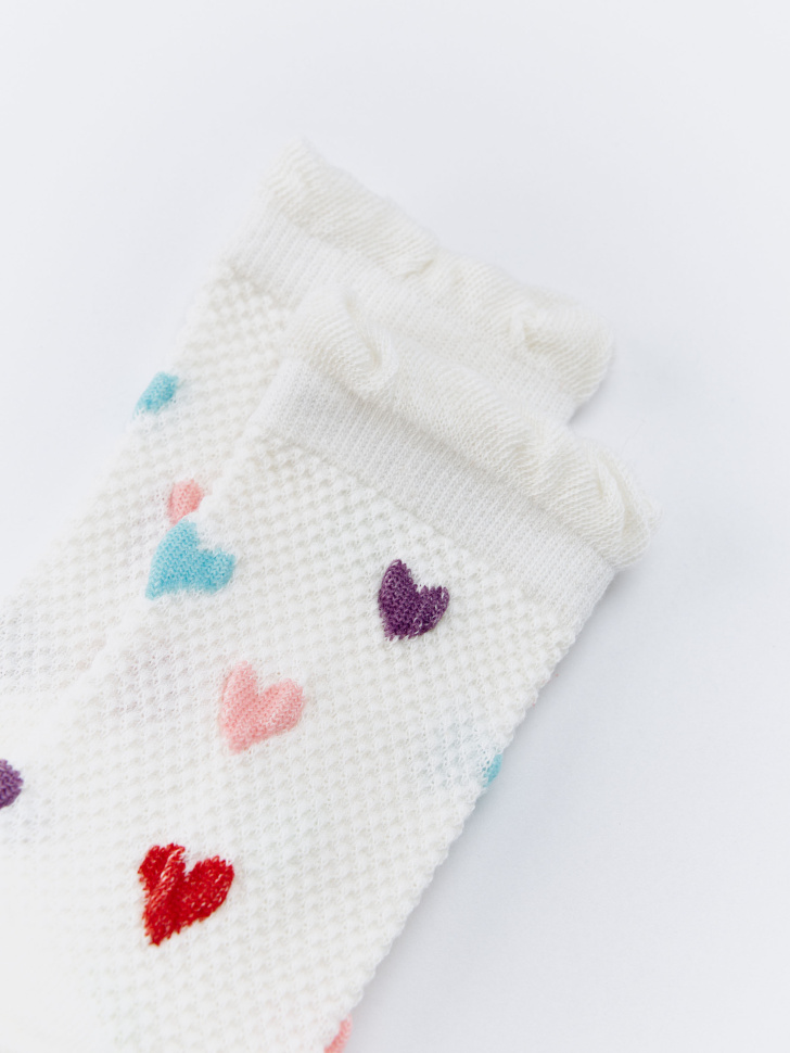 носки с принтом для девочек от бренда sela вид слева