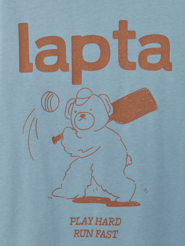 футболка оверсайз с принтом на спине для мальчиков 4610517159724 с промокодом