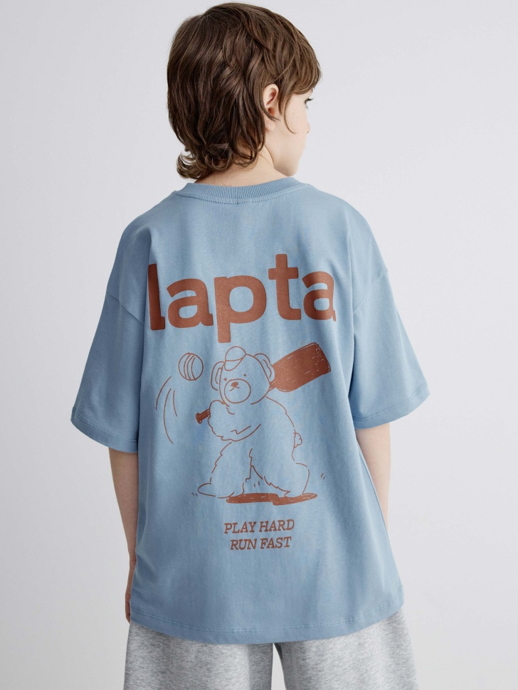 Футболка оверсайз Sela с принтом, арт. 33360