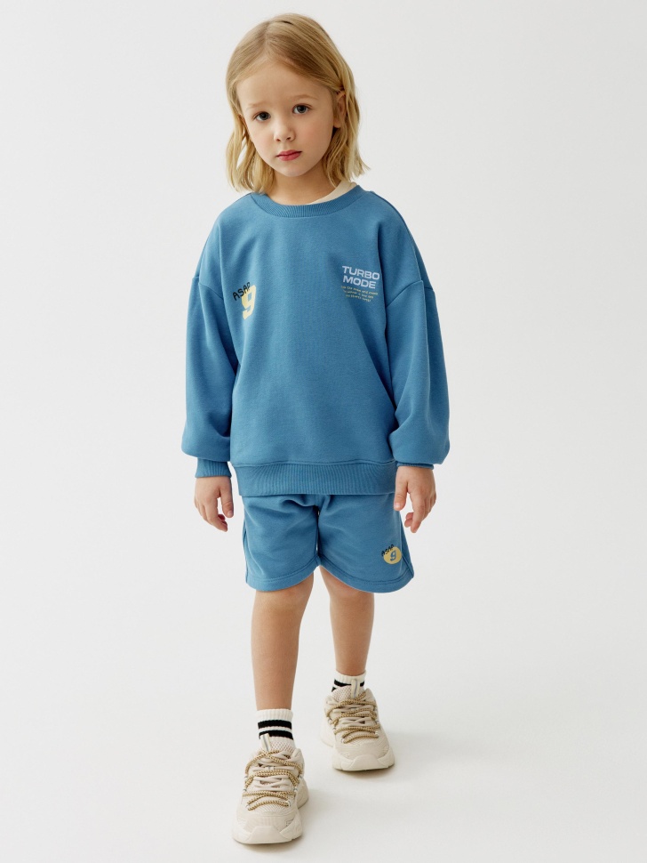 трикотажные шорты с принтом для мальчиков 4610517685384 фотография