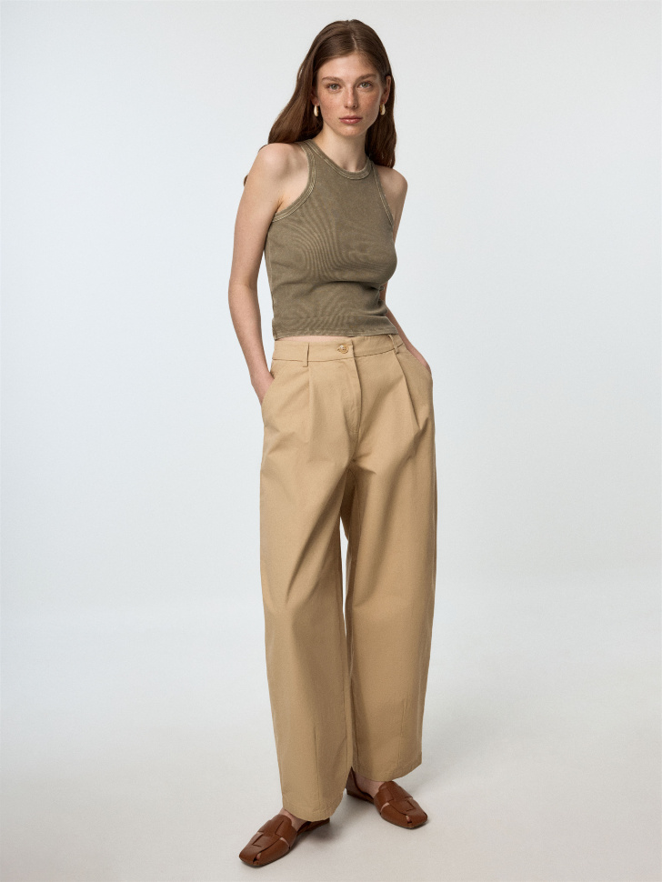 

Укороченные брюки Slouchy