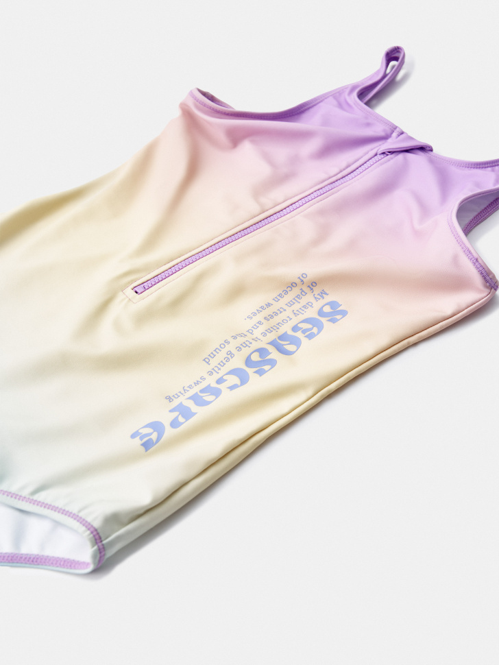 купальник для девочек от бренда sela вид слева