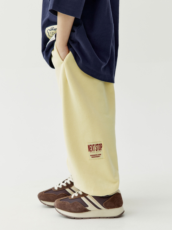 Джоггеры оверсайз Sela, бежевый, арт. 54320