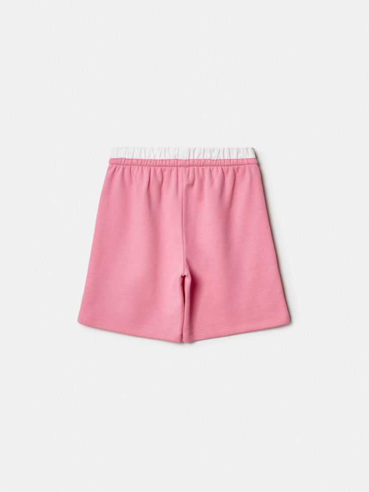 шорты с двойным поясом для девочек от бренда sela вид слева