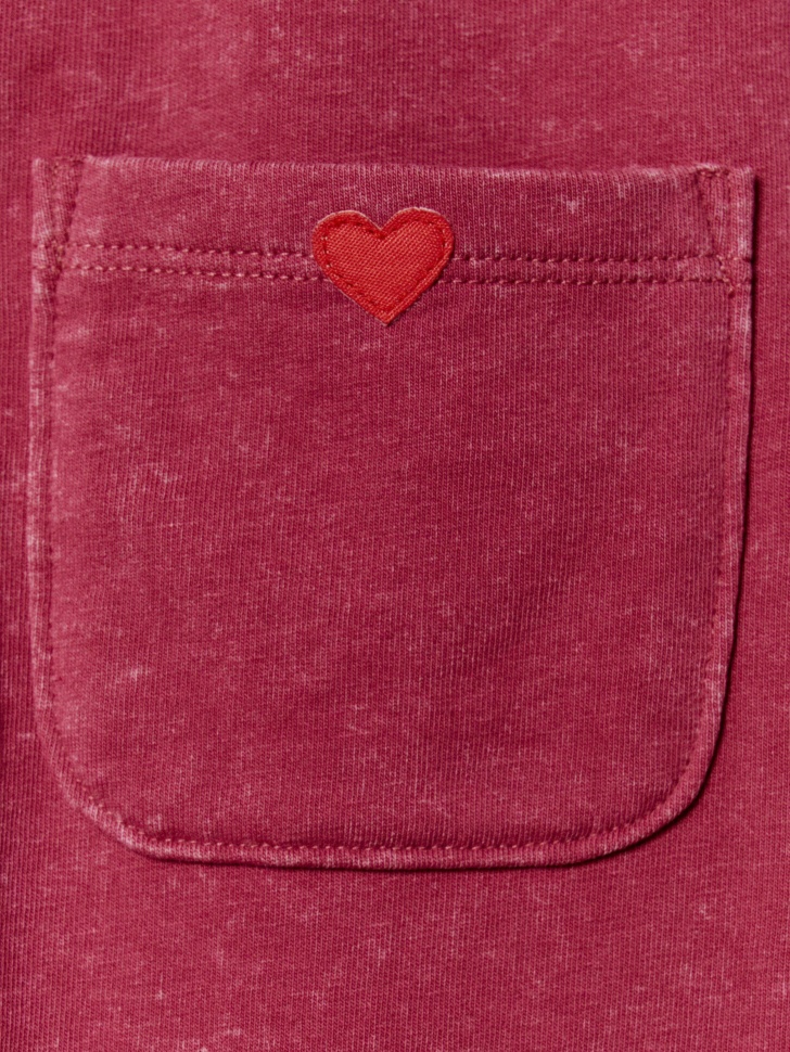 трикотажный комбинезон с эффектом стирки для девочек универсального стиля с лицевой стороны