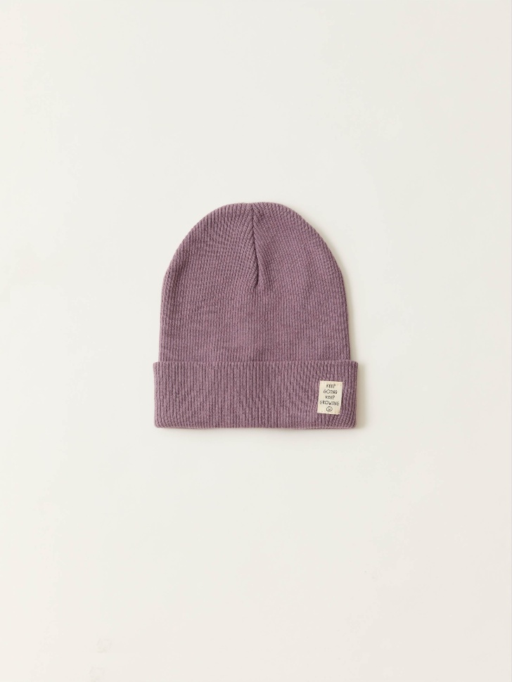 шапка для девочек (фиолетовый, 50 - 52)