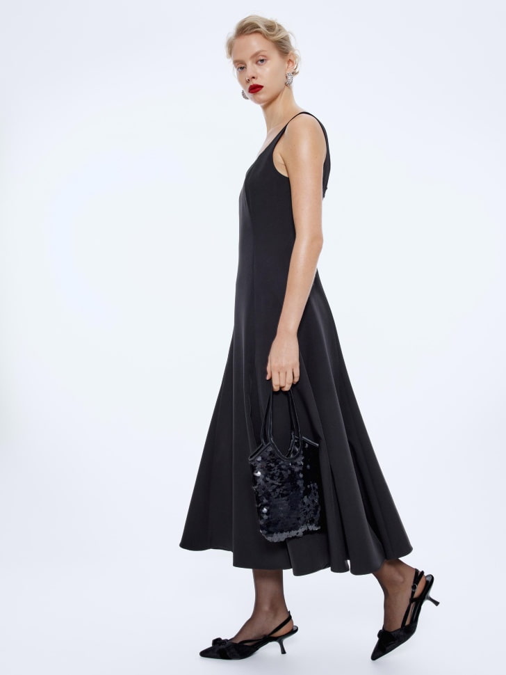 платье миди на бретелях 4610517020338 в интернет магазине