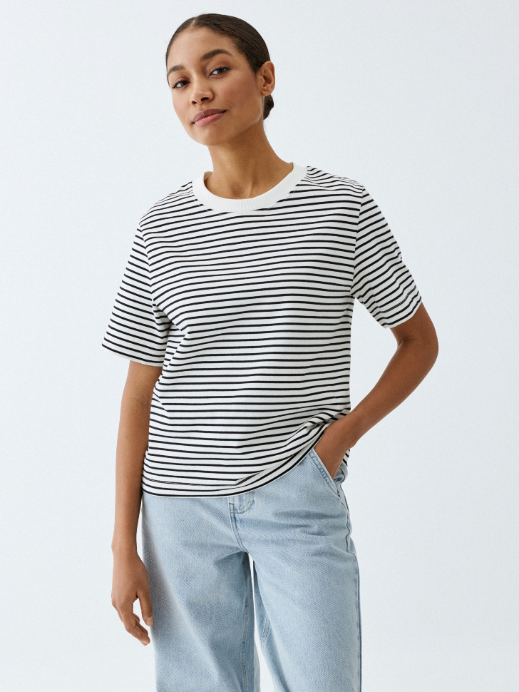 

Футболка JADE OVERSIZE FIT в полоску