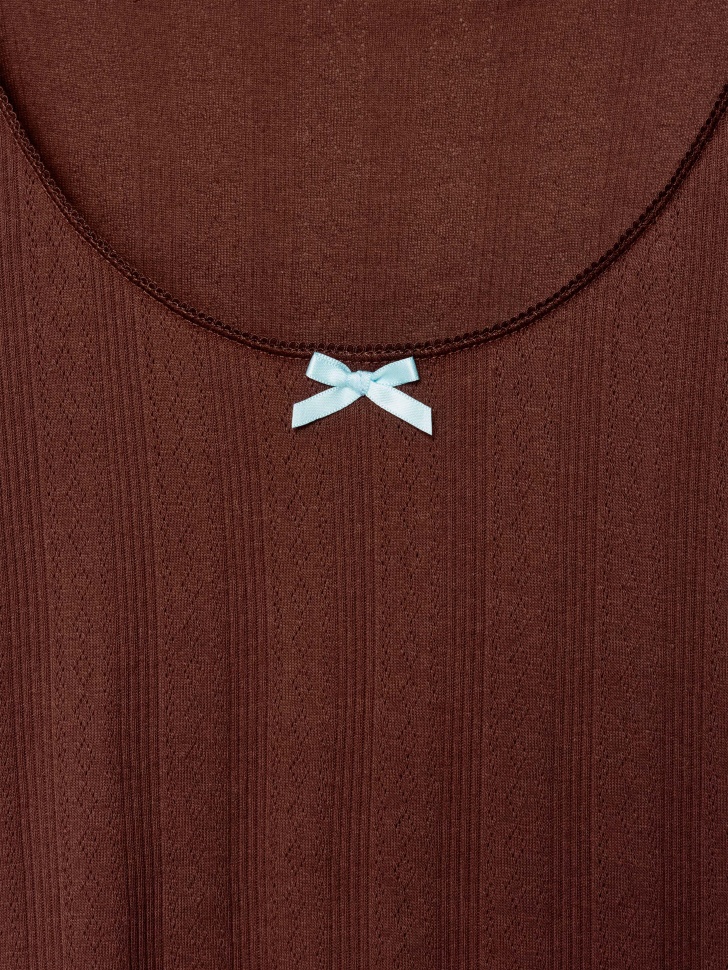 домашняя футболка с рельефным узором 4610517328304 со скидкой