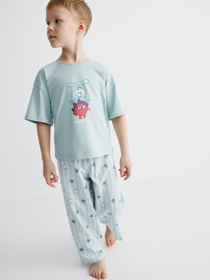 Пижама для мальчиков SELA x Смешарики, арт. 32964