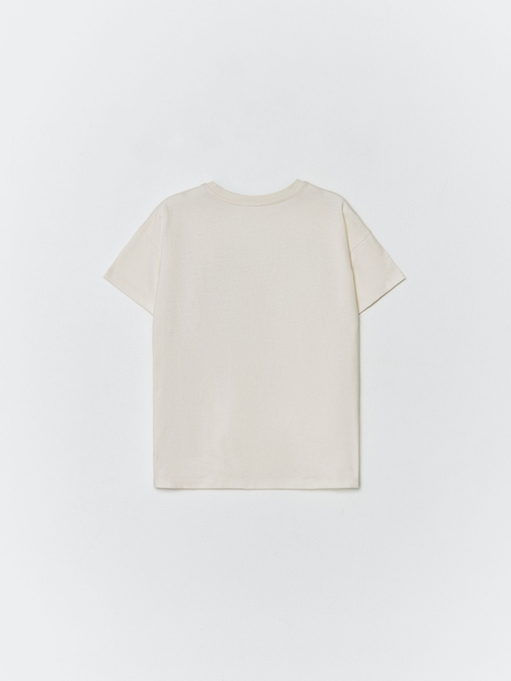 футболка с принтом для девочек 4610517388117 по акции