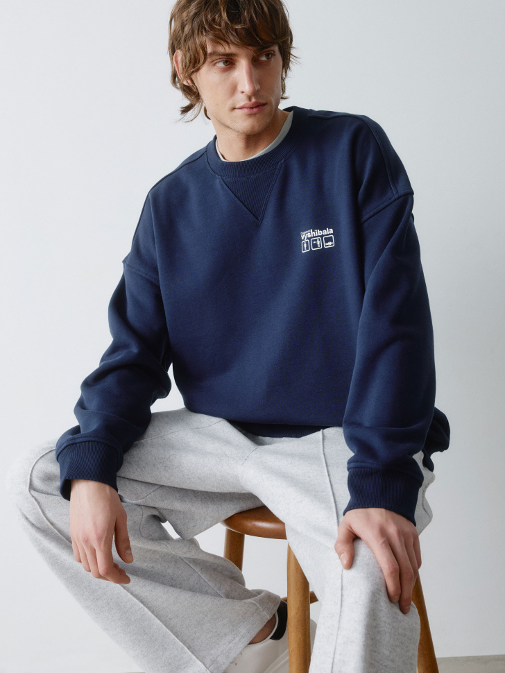 свитшот оверсайз с принтом 4610517245380 фотография