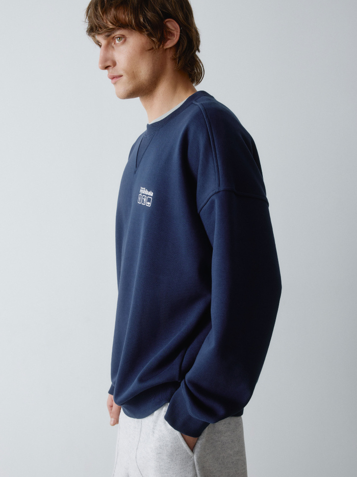 свитшот оверсайз с принтом 4610517245380 купить с доставкой