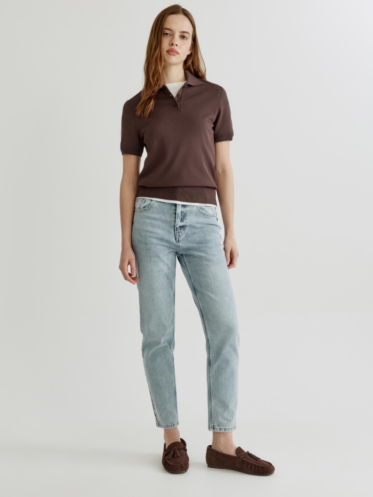 Укороченные джинсы SELA 404 МОМ, арт. 38703