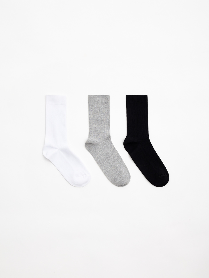 Набор из 3 пар носков для женщин (принт, 25-27)