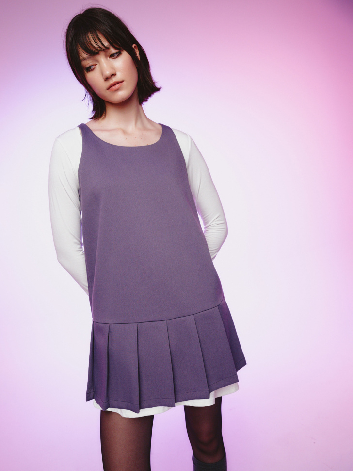 Платье SELA Young с юбкой в складку, арт. 37004