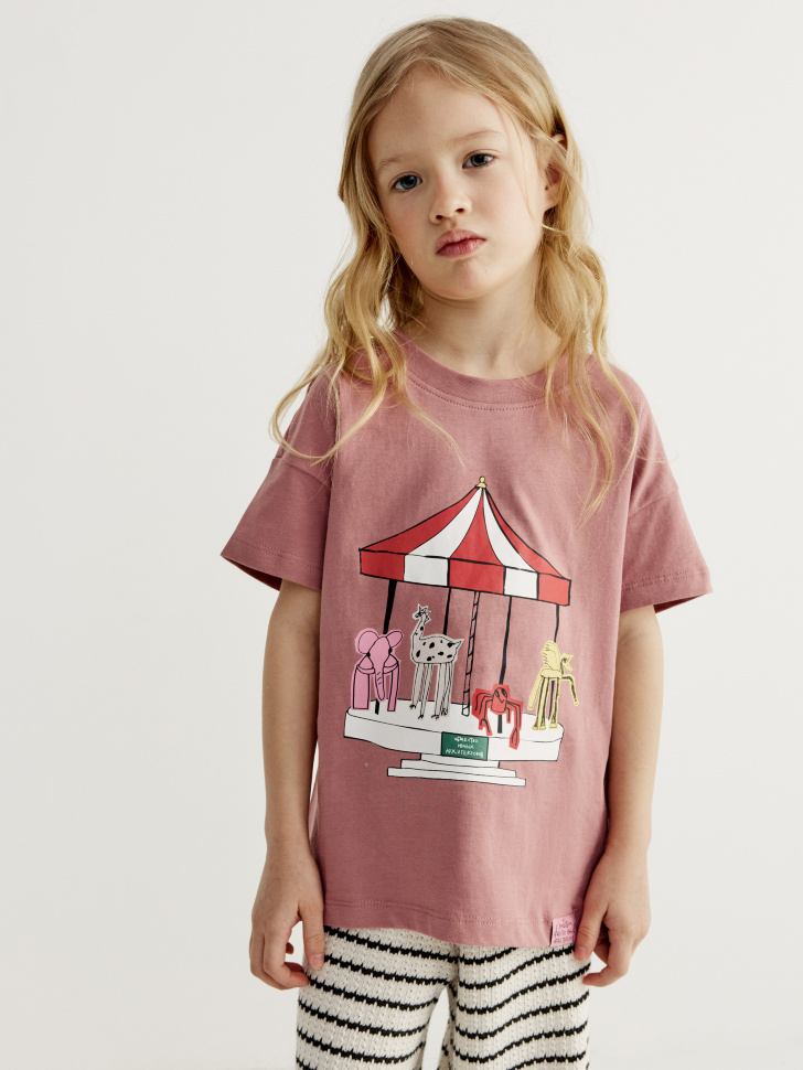 Футболка Sela, розовый, арт. 45031