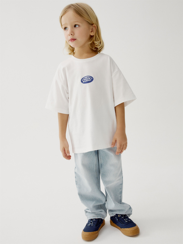 Свободные джинсы на резинке для мальчиков 1899₽