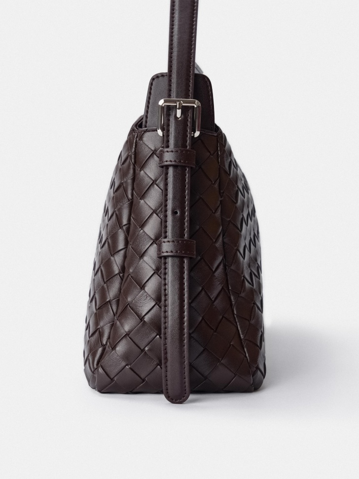 сумка из натуральной кожи премиум качества универсального стиля с лицевой стороны