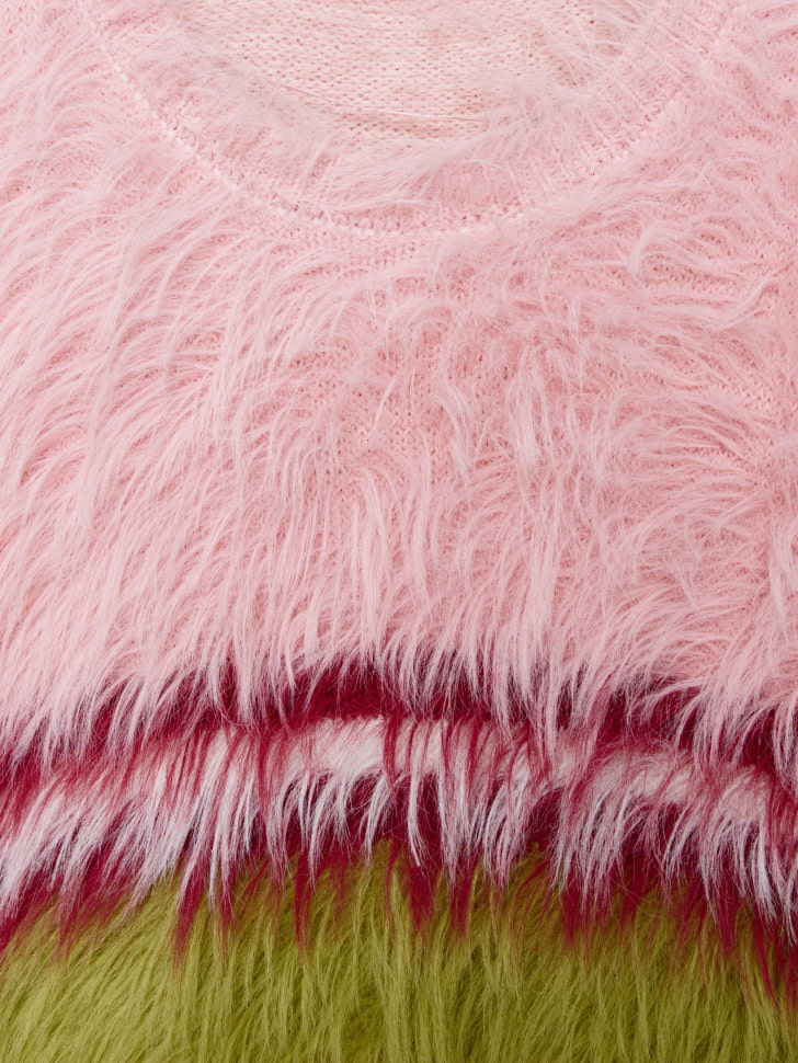 пушистый джемпер оверсайз из линейки sela young 4680798571577 на официальном сайте