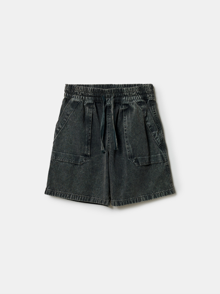 Джинсовые шорты Sela для мальчиков, серый, арт. 50265