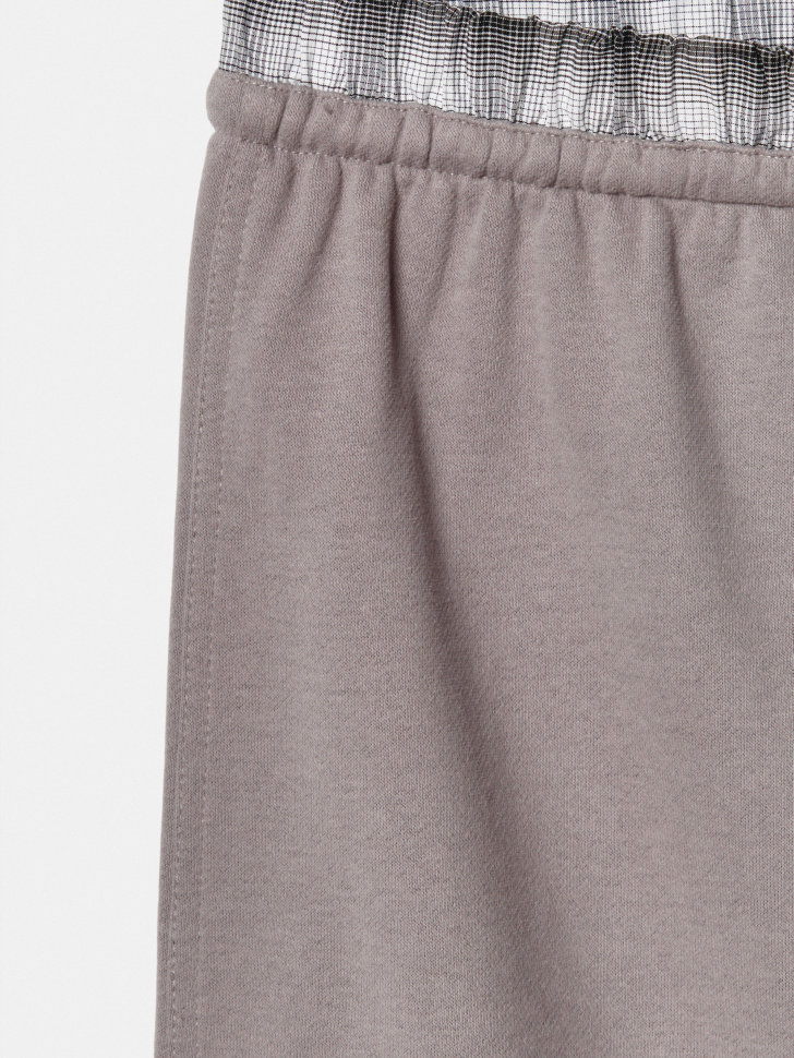 шорты с двойным поясом для девочек из россии вид сбоку