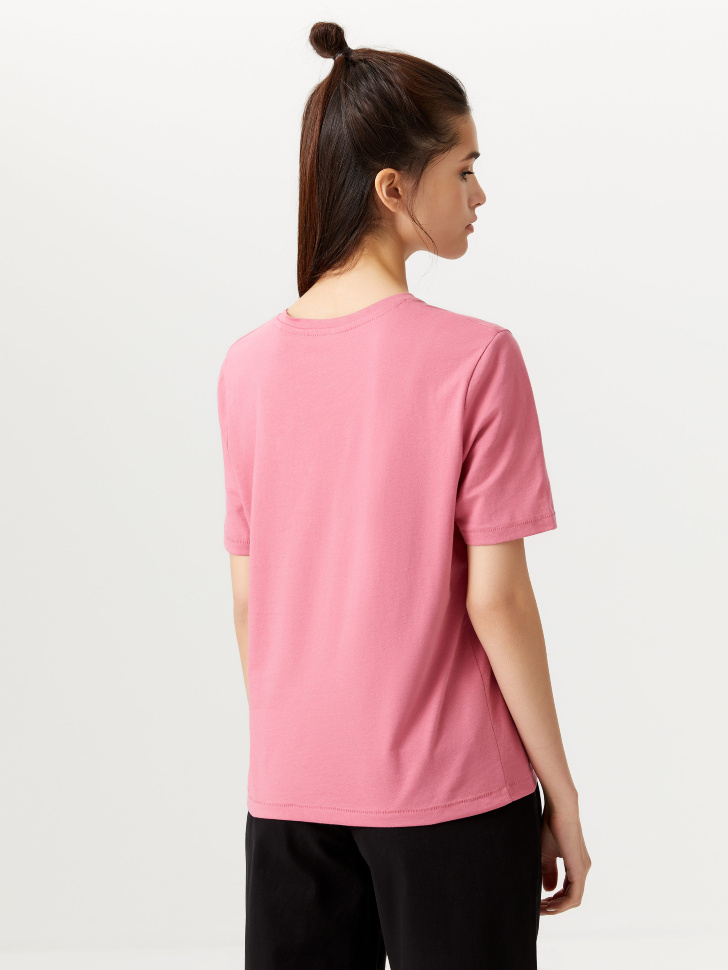 Базовая футболка (розовый, M) sela 4640078367818 - фото 2