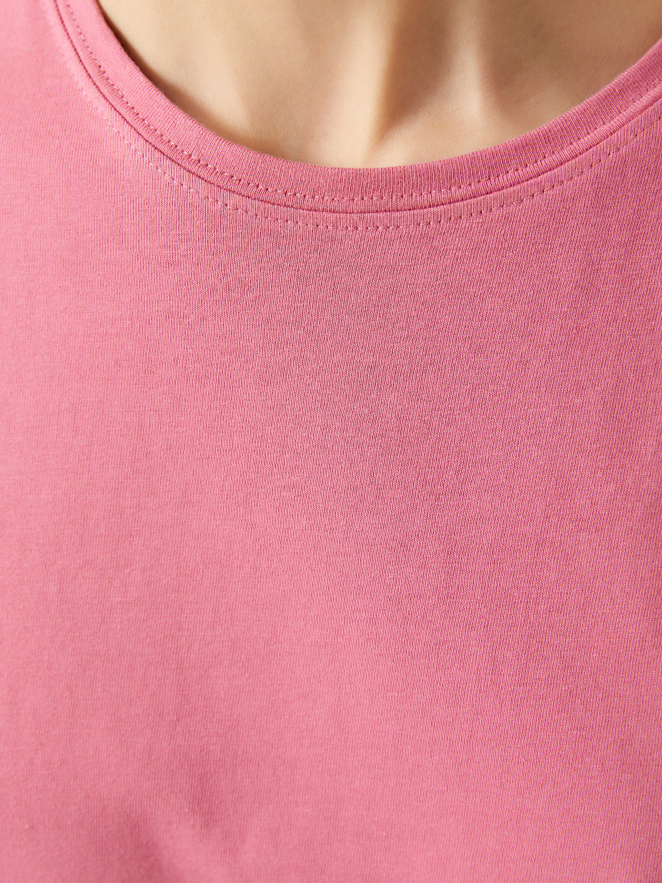 Базовая футболка (розовый, M) sela 4640078367818 - фото 4