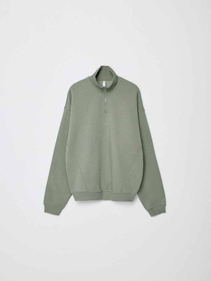 Свитшот Oversize fit с воротником