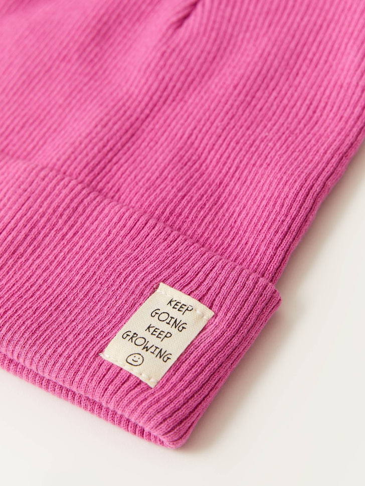 шапка для девочек (розовый, 52 - 54) sela 4640078793792 - фото 2