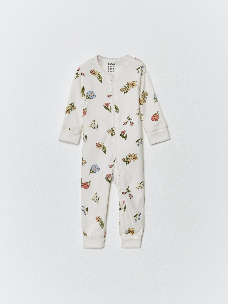 трикотажный комбинезон с принтом для малышей 4680798767079 фотография