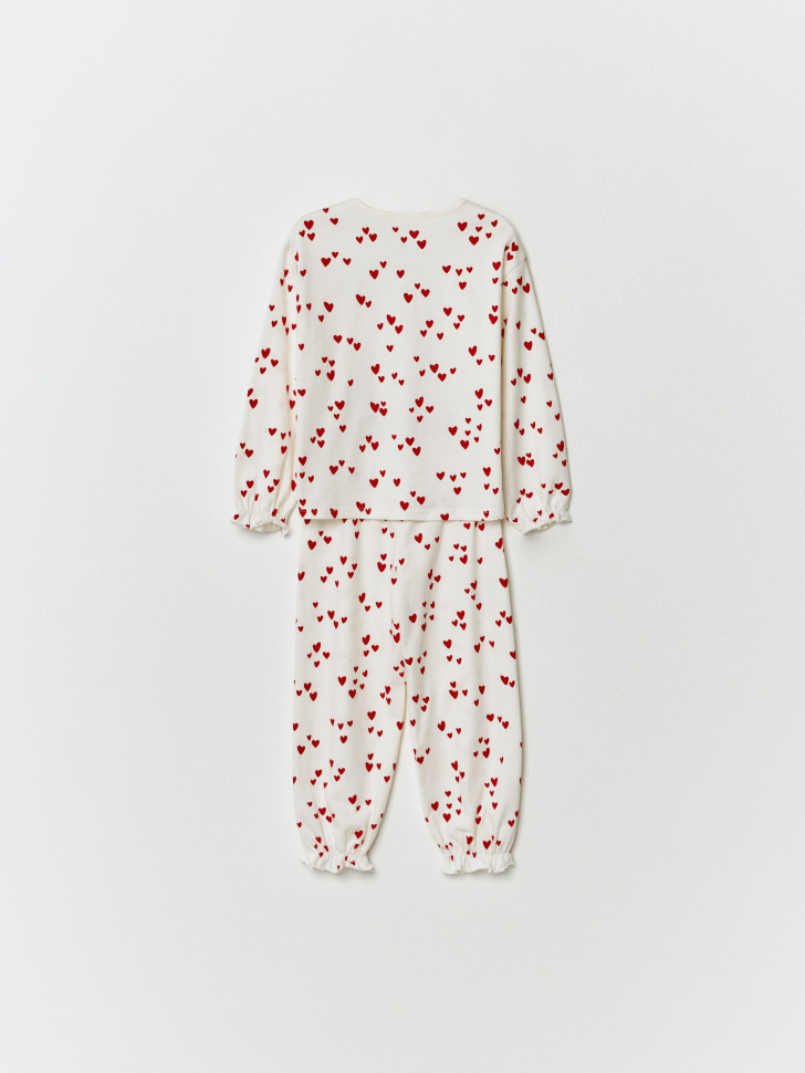 пижама с принтом для девочек по цене 1899 руб вид справа