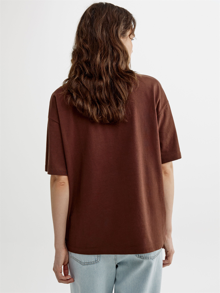 футболка оверсайз с принтом по цене 1999 руб вид справа