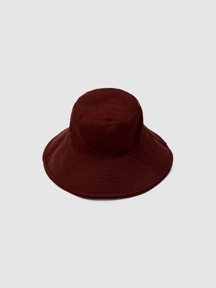 панама с широкими полями в горошек по цене 1399 руб вид справа