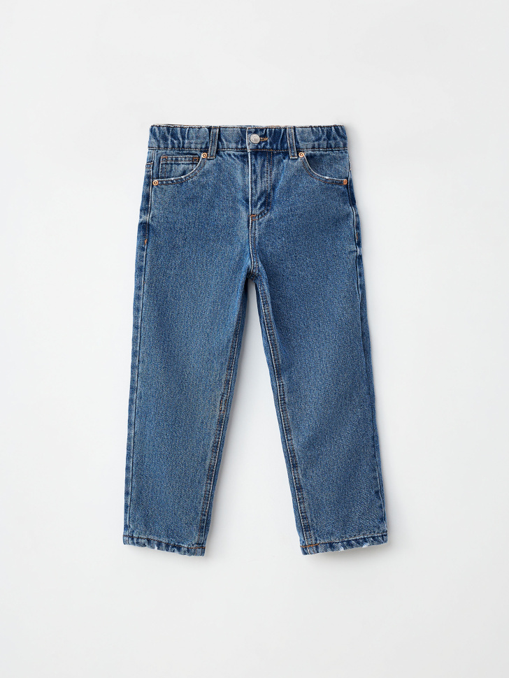 

Утепленные джинсы Mom fit для девочек