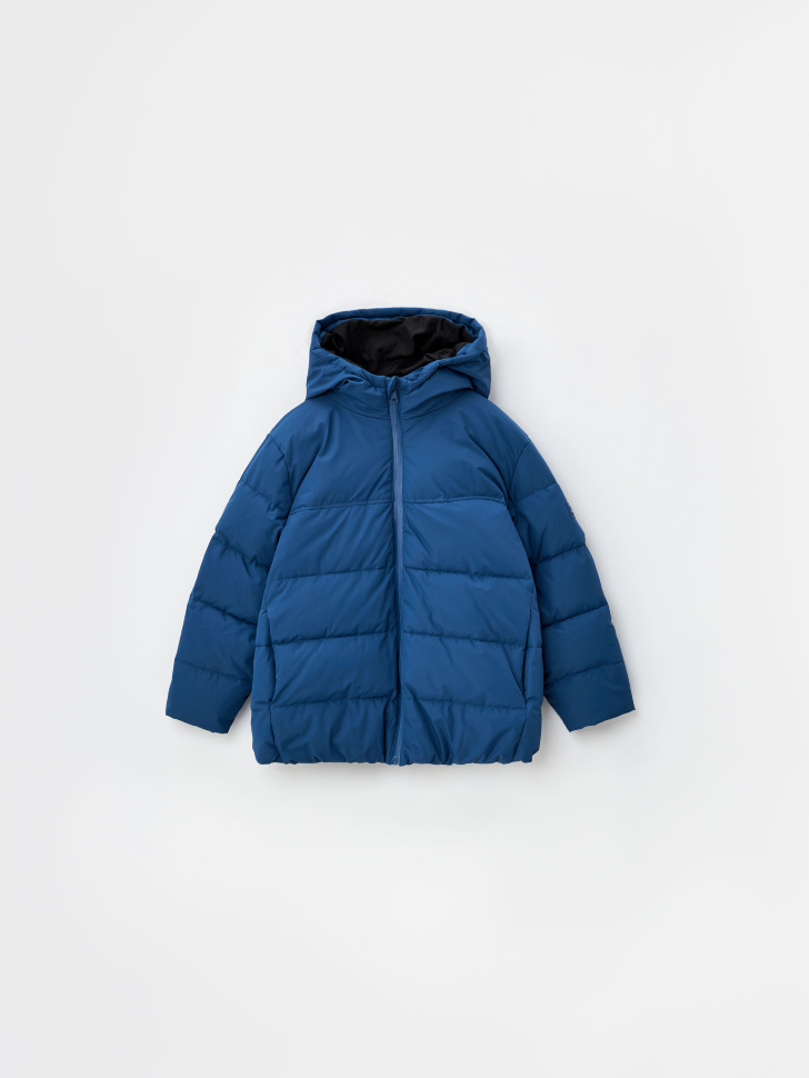 

Короткий стеганый пуховик для мальчиков