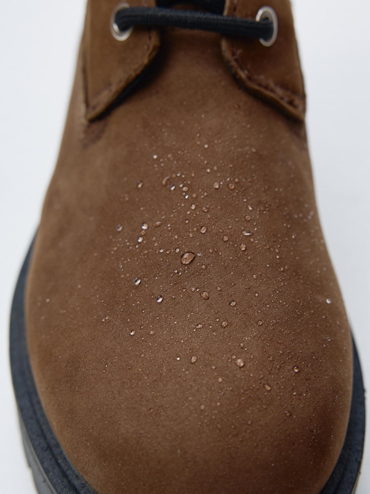 ботинки из натурального нубука 4610517255747 купить с доставкой