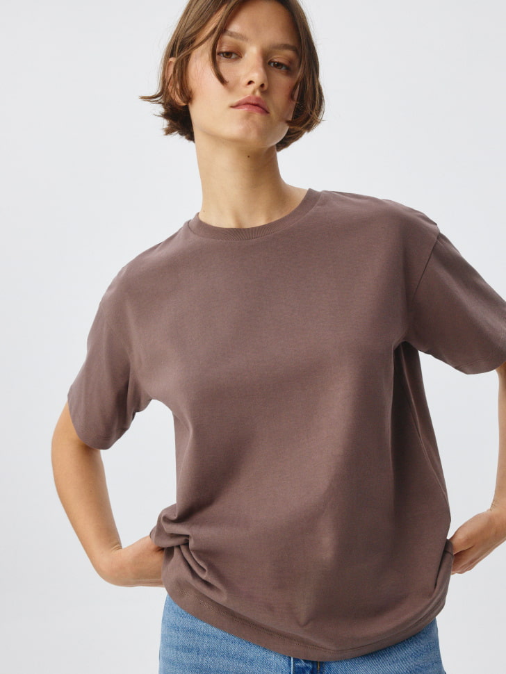 Футболки и лонгсливы  SELA Футболка KATE OVERSIZE FIT