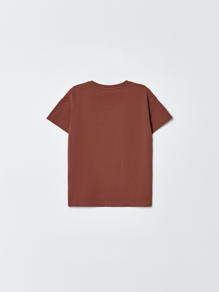 футболка с принтом для девочек от бренда sela вид слева