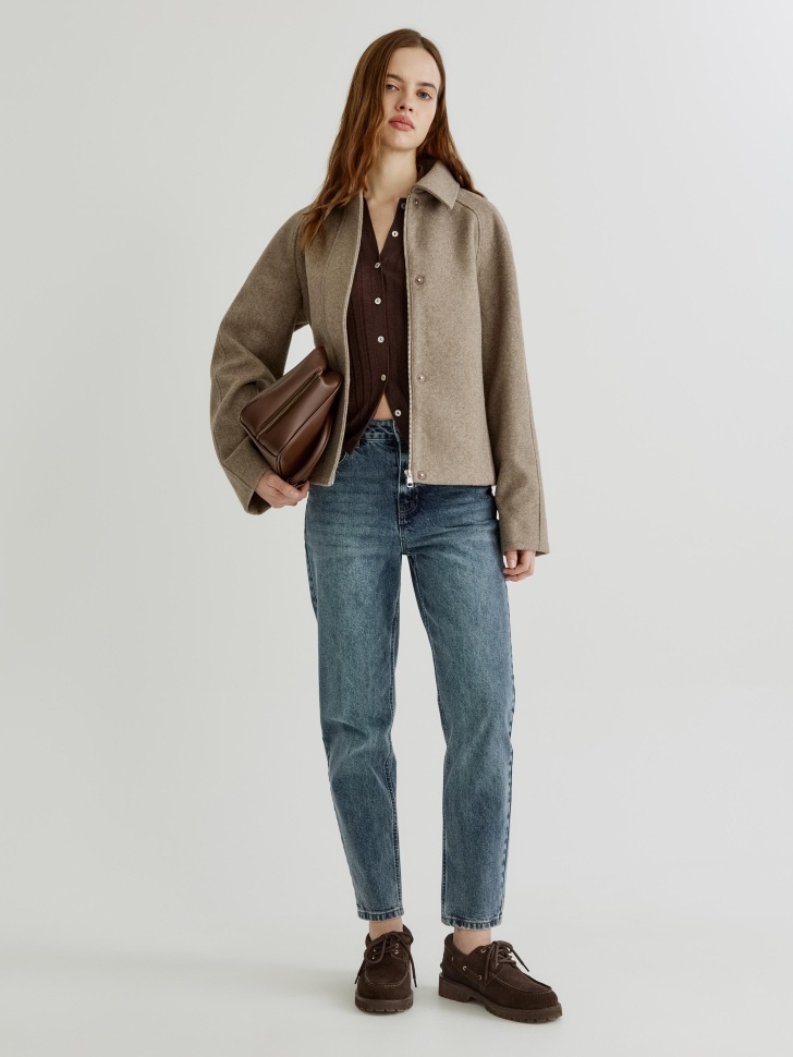 

Укороченные джинсы 404 МОМ с высокой посадкой, SL6802011403