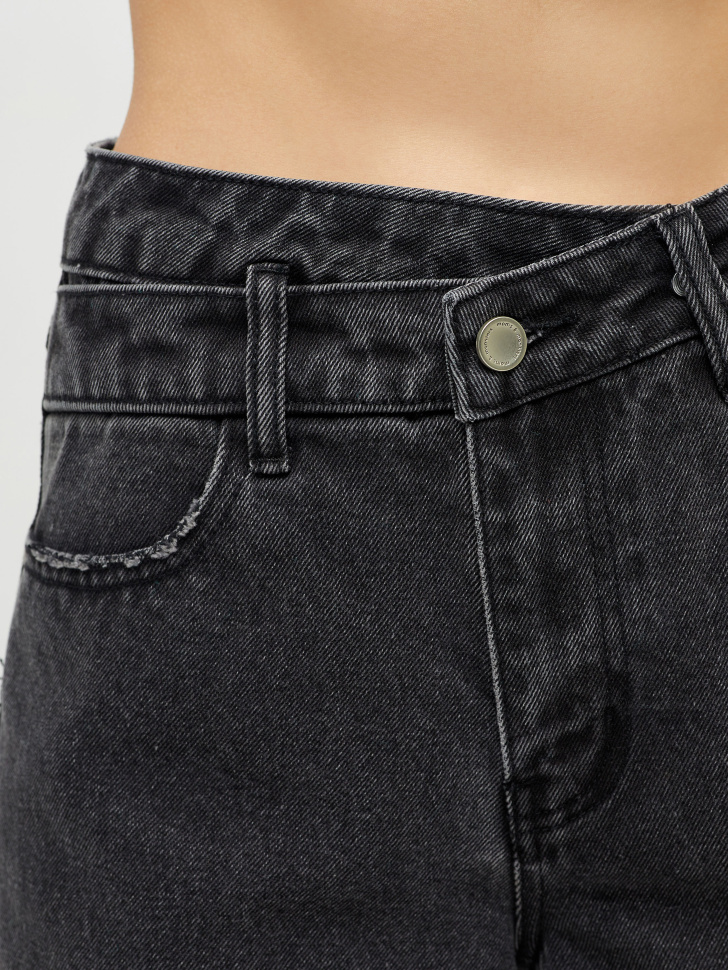 Широкие джинсы (серый, M) от Sela
