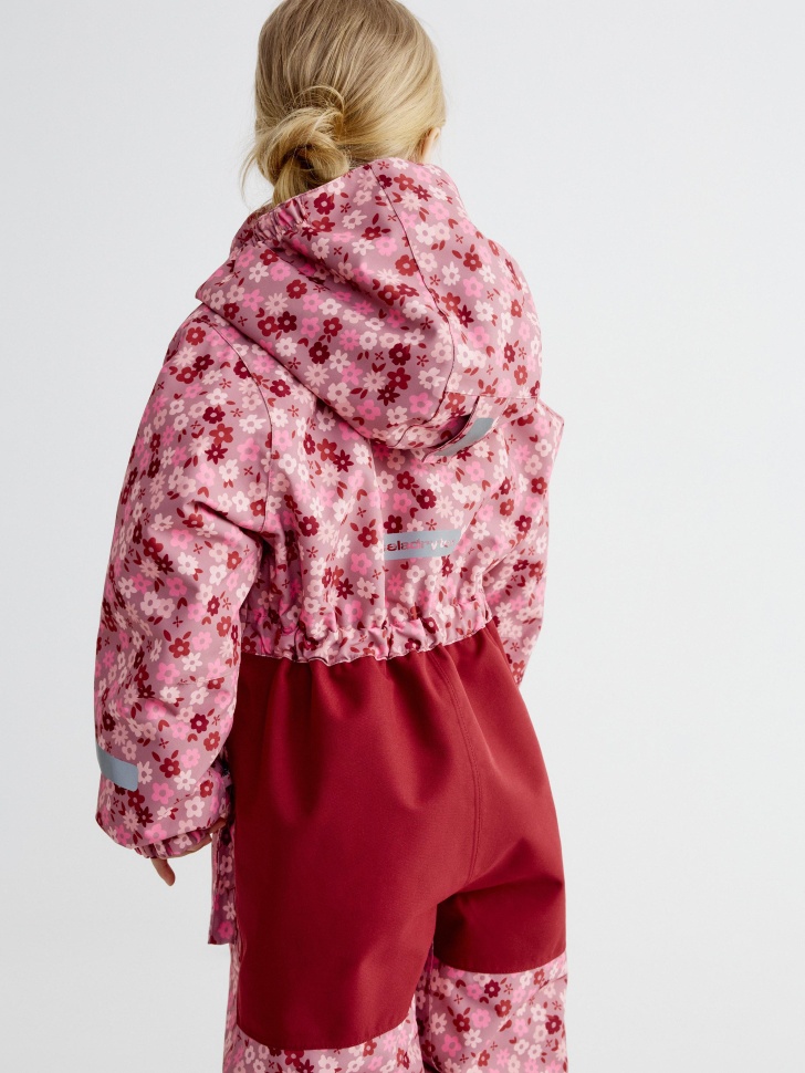 демисезонный комбинезон из технологичной мембранной ткани drytex® для девочек для детского возраста с изнаночной стороны