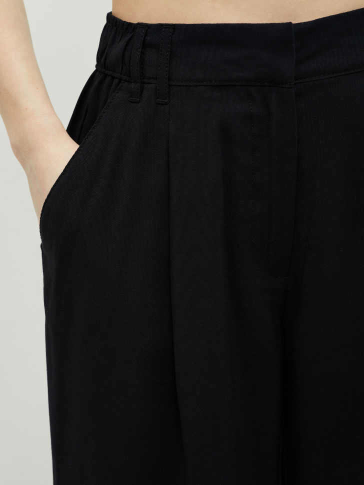 Классические широкие брюки (черный, XL) от Sela