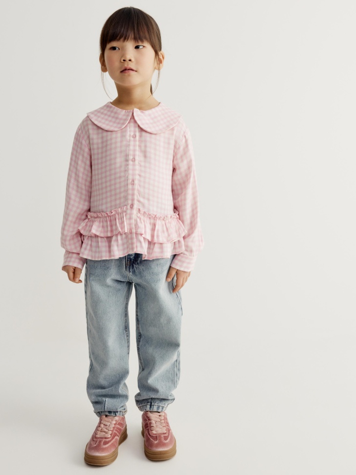 

Джинсы на резинке для девочек, SL6803041402