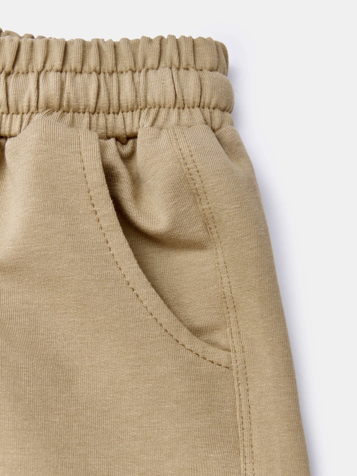 трикотажные базовые шорты для мальчиков, 2 шт. для детского возраста с изнаночной стороны