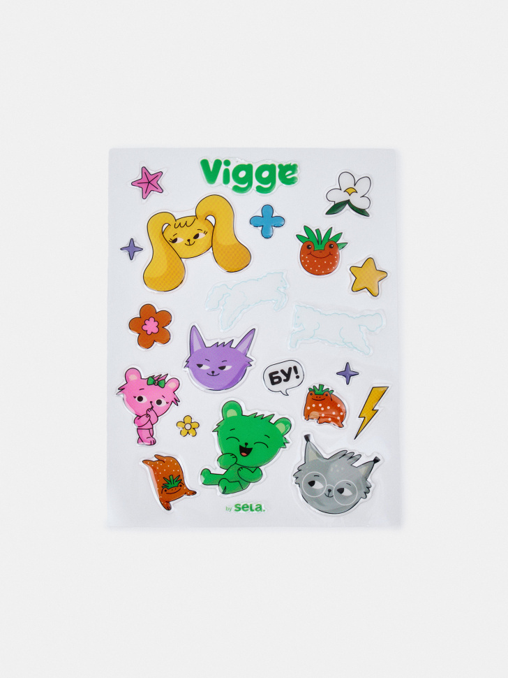 Набор наклеек Sela Вигге, разноцветный, арт. 45412